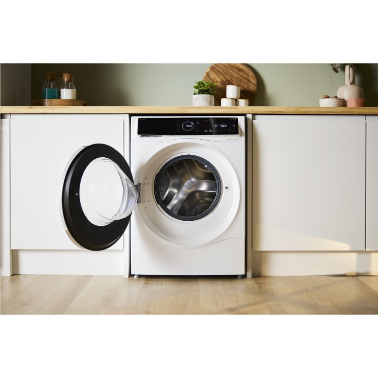 Refurbished Bosch Series 8 i-Dos WNC25410GB Freestanding 10.5/6KG 1400 Spin Washer Dryer White