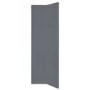 Shaker 4 Panel Bi-Fold Internal White Primed Door - White Primed, 1981 x 686 x 35 mm