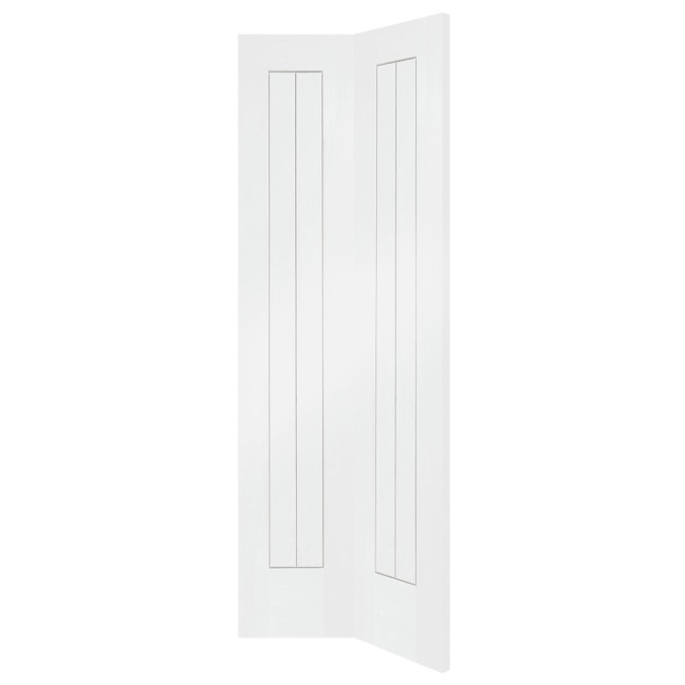 Internal White Primed Cottage Bi-Fold Door - 1981 x 686 x 35mm - Suffolk - XL Joinery