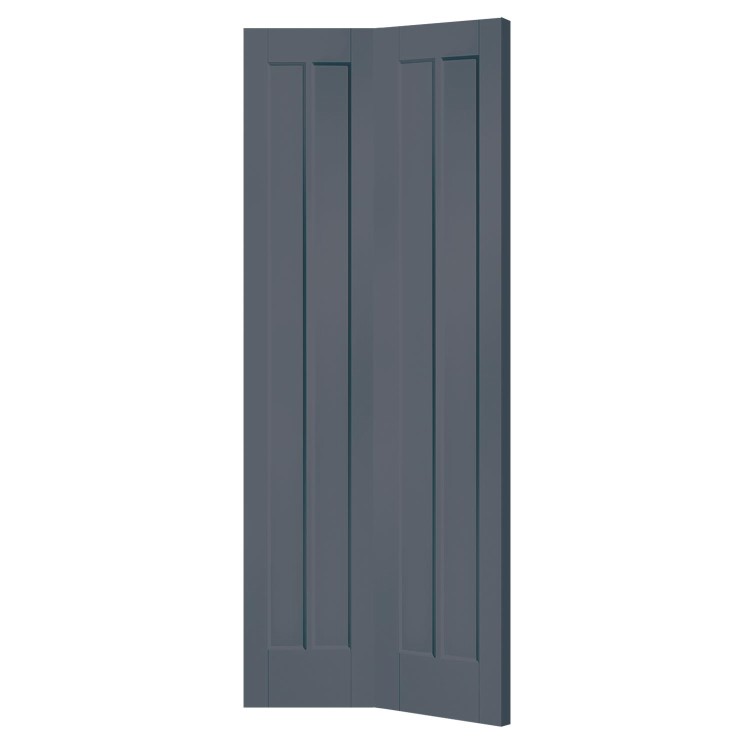 Worcester Internal White Primed Bi-Fold Door - White Primed, 1981 x 686 x 35 mm