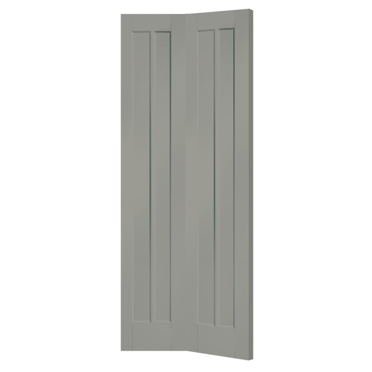 Worcester Internal White Primed Bi-Fold Door - White Primed, 1981 x 686 x 35 mm