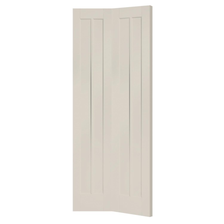 Worcester Internal White Primed Bi-Fold Door - White Primed, 1981 x 686 x 35 mm