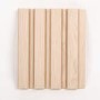 GRADE A1 - Pack of 3 Waterproof Oak Slatted Wall Panels 2400 x 170 x 19mm