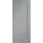 Internal White Primed One-Panel FD30 Fire Door - 2040 x 826 x 44mm - Pattern 10 - XL Joinery