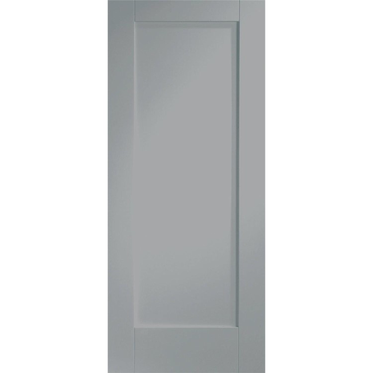 Internal White Primed One-Panel FD30 Fire Door - 2040 x 826 x 44mm - Pattern 10 - XL Joinery
