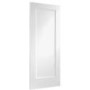 Internal White Primed One-Panel FD30 Fire Door - 2040 x 826 x 44mm - Pattern 10 - XL Joinery