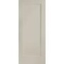 Internal White Primed One-Panel FD30 Fire Door - 2040 x 826 x 44mm - Pattern 10 - XL Joinery
