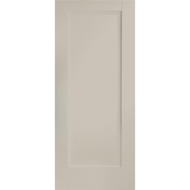 Internal White Primed One-Panel FD30 Fire Door - 2040 x 826 x 44mm - Pattern 10 - XL Joinery