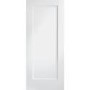 Internal White Primed One-Panel FD30 Fire Door - 2040 x 826 x 44mm - Pattern 10 - XL Joinery