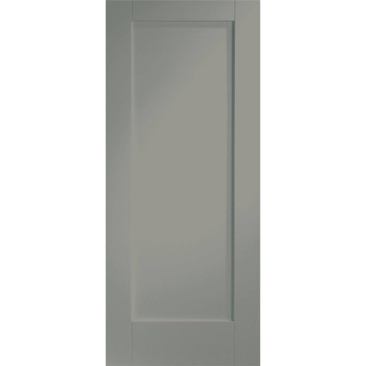 Internal White Primed One-Panel FD30 Fire Door - 2040 x 826 x 44mm - Pattern 10 - XL Joinery