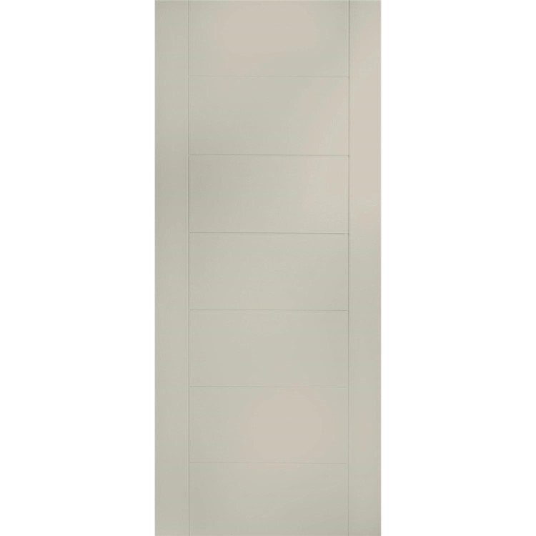 Palermo Internal White Primed Door - 1981 x 686 x 35 mm, White Primed