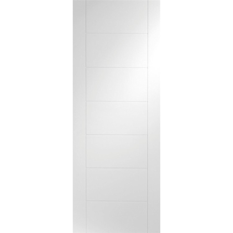 Palermo Internal White Primed Door - 1981 x 762 x 35 mm, White Primed