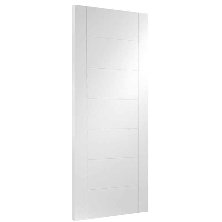 Palermo Internal White Primed Door - 1981 x 762 x 35 mm, White Primed