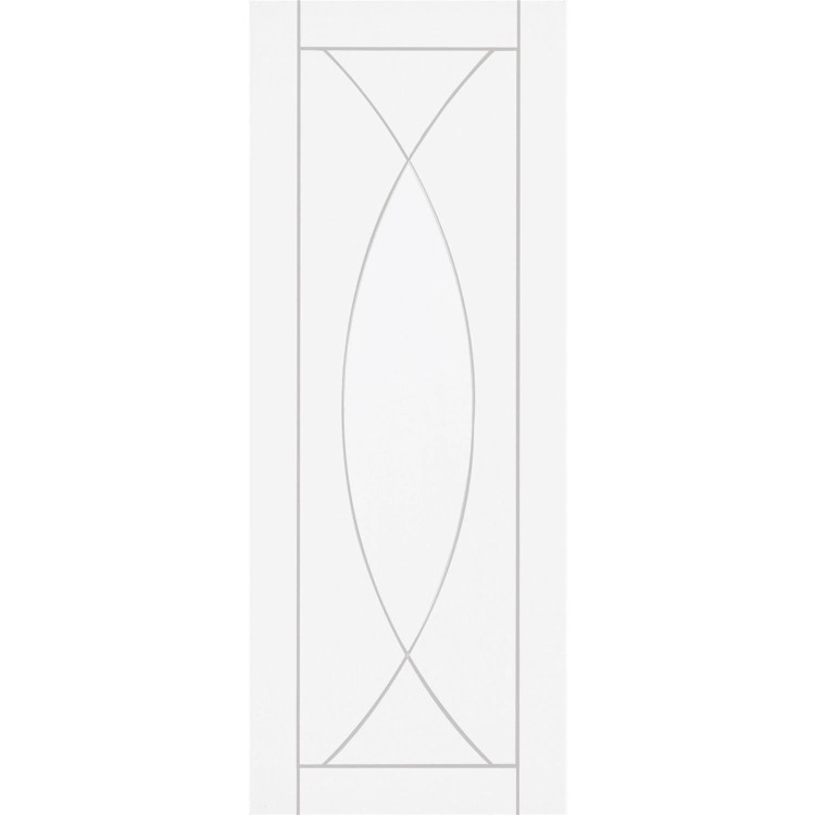 Internal White Primed Pesaro Fire Door - White Primed, 1981 x 762 x 44 mm