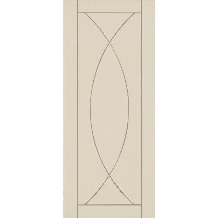 Internal White Primed Pesaro Fire Door - White Primed, 1981 x 838 x 44 mm
