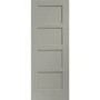 Shaker 4 Panel Internal White Primed Fire Door - White Primed, 1981 x 838 x 44 mm