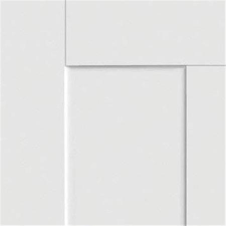 Internal White Primed Victorian Shaker - White Primed, 1981 x 762 x 35 mm