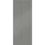 Internal White Primed Victorian Shaker - White Primed, 1981 x 838 x 35 mm