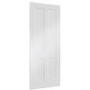 Internal White Primed Victorian Shaker - White Primed, 2040 x 726 x 40 mm