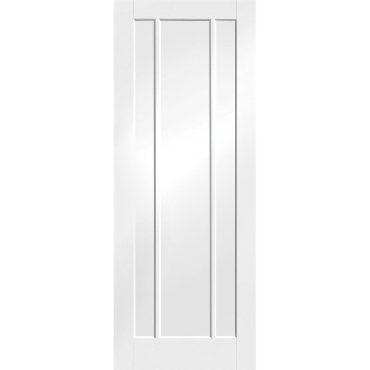 Internal White Primed 3-Panel Door - 1981 x 610 x 35mm - Worcester - XL Joinery