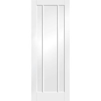 Internal White Primed Worcester Fire Door - White Primed, 2040 x 626 x 44 mm