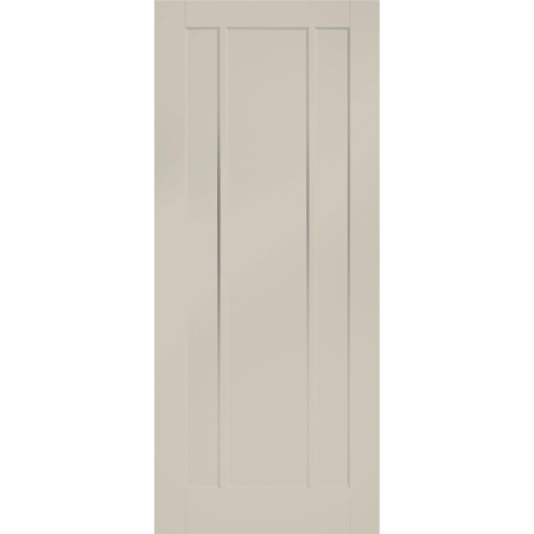 Internal White Primed Worcester Fire Door - White Primed, 2040 x 926 x 44 mm