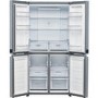 Whirlpool WQ9B1L W Collection Four Door American Fridge Freezer - Stainless Steel Look