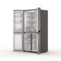 Whirlpool 594 Litre Four Door American Fridge Freezer - Stainless Steel