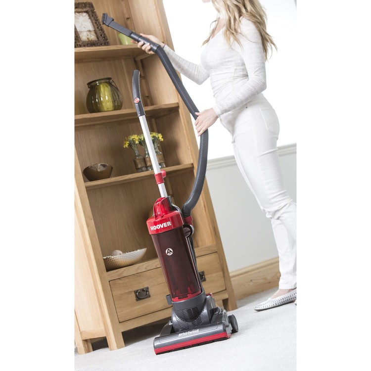 Hoover WR71WR01001 Whirlwind 750W Bagless Upright Vacuum Cleaner Grey And Red