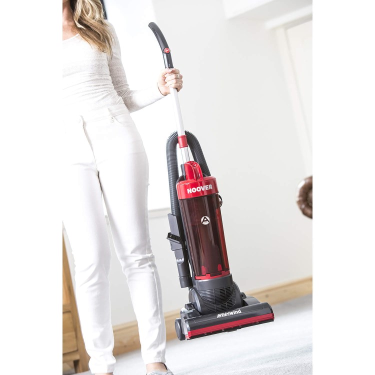 Hoover WR71WR01001 Whirlwind 750W Bagless Upright Vacuum Cleaner Grey And Red