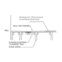 GRADE A1 - 900x900mm Square Level Acess Wet Room Shower Tray Former with Square Centre Drain - Live Your Colour