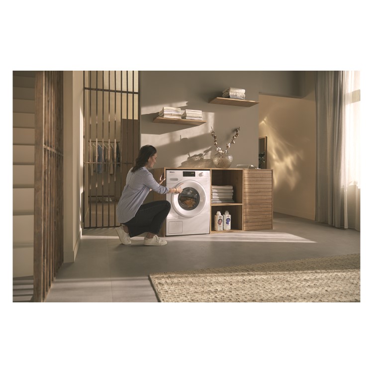 Refurbished Miele WSD023WCS Freestanding 8KG 1400 Spin Washing Machine White