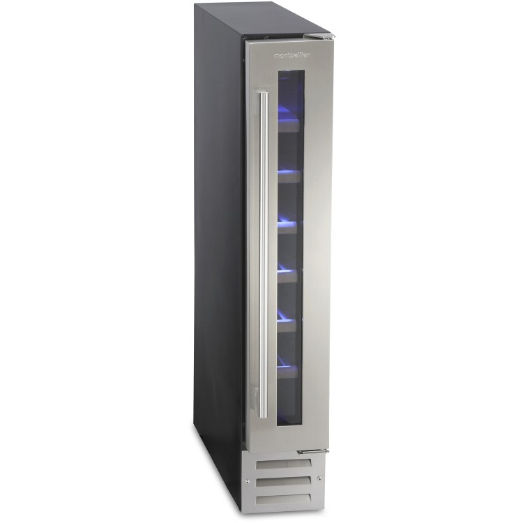Montpellier WS7SDX 7 Bottle Wine Cooler - Stainless Steel