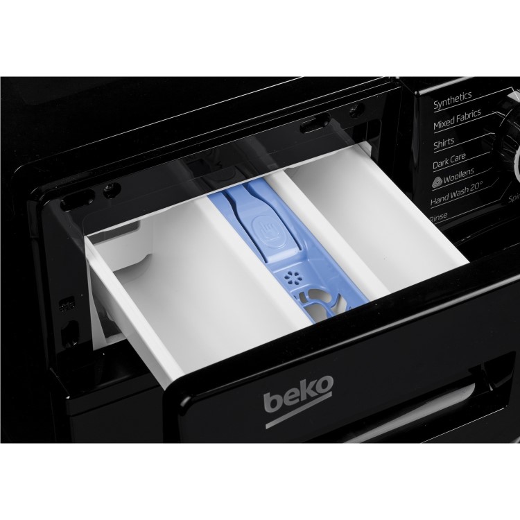 Beko WS832425B 8kg 1300rpm Freestanding Washing Machine - Black