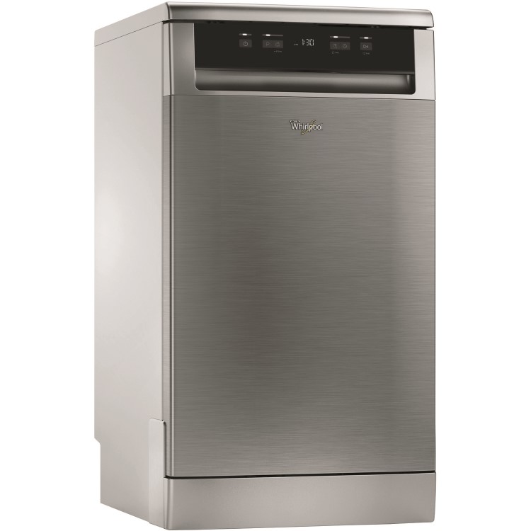 Whirlpool WSFE2B19X 10 Place Slimline Freestanding Dishwasher - Stainless Steel