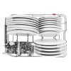 Whirlpool WSFO3T223PCX 7 Place Slimline Freestanding Dishwasher - Stainless Steel