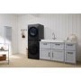 LG WashTower 12kg Wash 10kg Dry 1400rpm Stacked Washer Dryer - Black