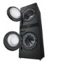LG WashTower 12kg Wash 10kg Dry 1400rpm Stacked Washer Dryer - Black