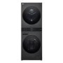 LG WashTower 12kg Wash 10kg Dry 1400rpm Stacked Washer Dryer - Black