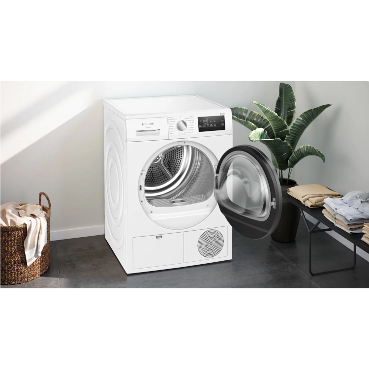 Siemens iQ300 8kg Condenser Tumble Dryer - White
