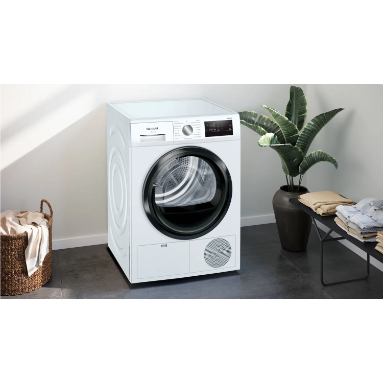 Siemens iQ300 8kg Condenser Tumble Dryer - White