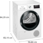 Siemens iQ300 8kg Condenser Tumble Dryer - White