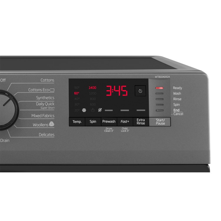 Beko WTB1041R2 10kg 1400rpm Freestanding Washing Machine - Anthracite