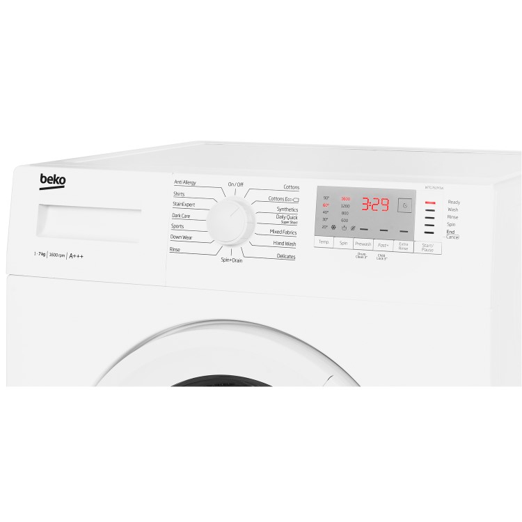 Beko WTG761M1W 7kg 1600rpm Freestanding Washing Machine - White