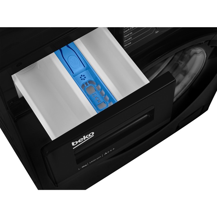 Beko WTG941B3B 9kg 1400rpm Freestanding Washing Machine With 28 Min Quick Wash - Black