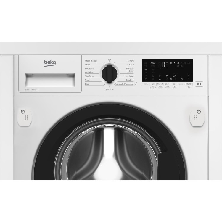 Beko RecycledTub&reg; 8kg 1400rpm Integrated Washing Machine - White