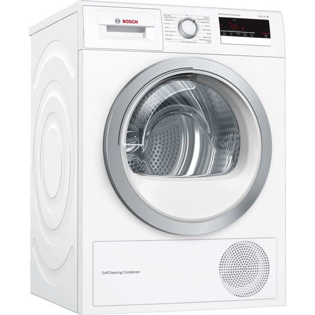 Bosch WTM85230GB 8kg Freestanding Heat Pump Tumble Dryer - White