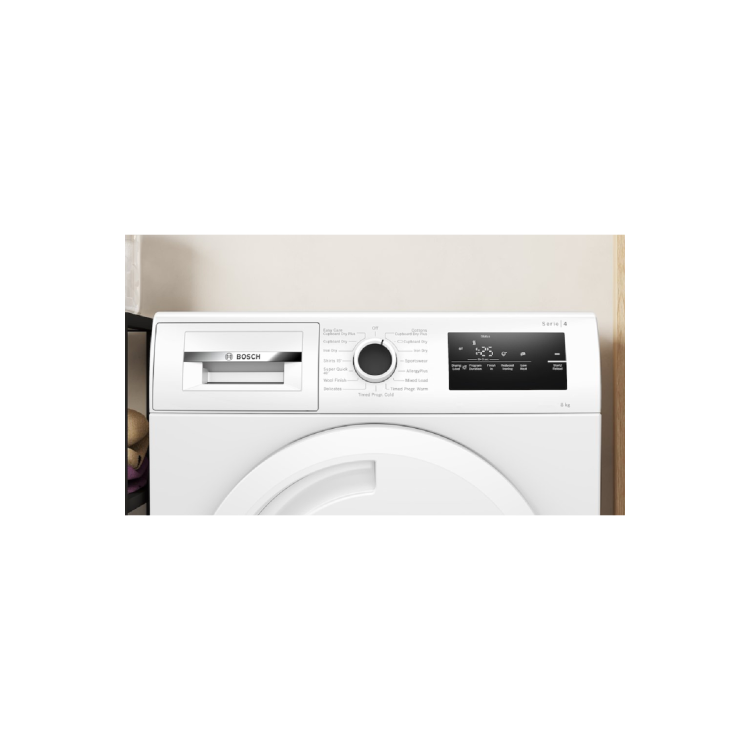Refurbished Bosch Series 4 WTN83202GB Freestanding Condenser 8KG Tumble Dryer White
