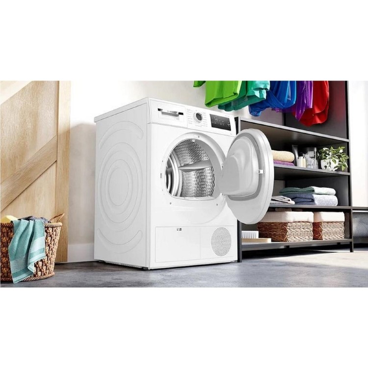 Refurbished Bosch Series 4 WTN83202GB Freestanding Condenser 8KG Tumble Dryer White