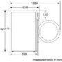 Refurbished Bosch Serie 8 WTX88EH9GB Freestanding Heat Pump 9KG Tumble Dryer White